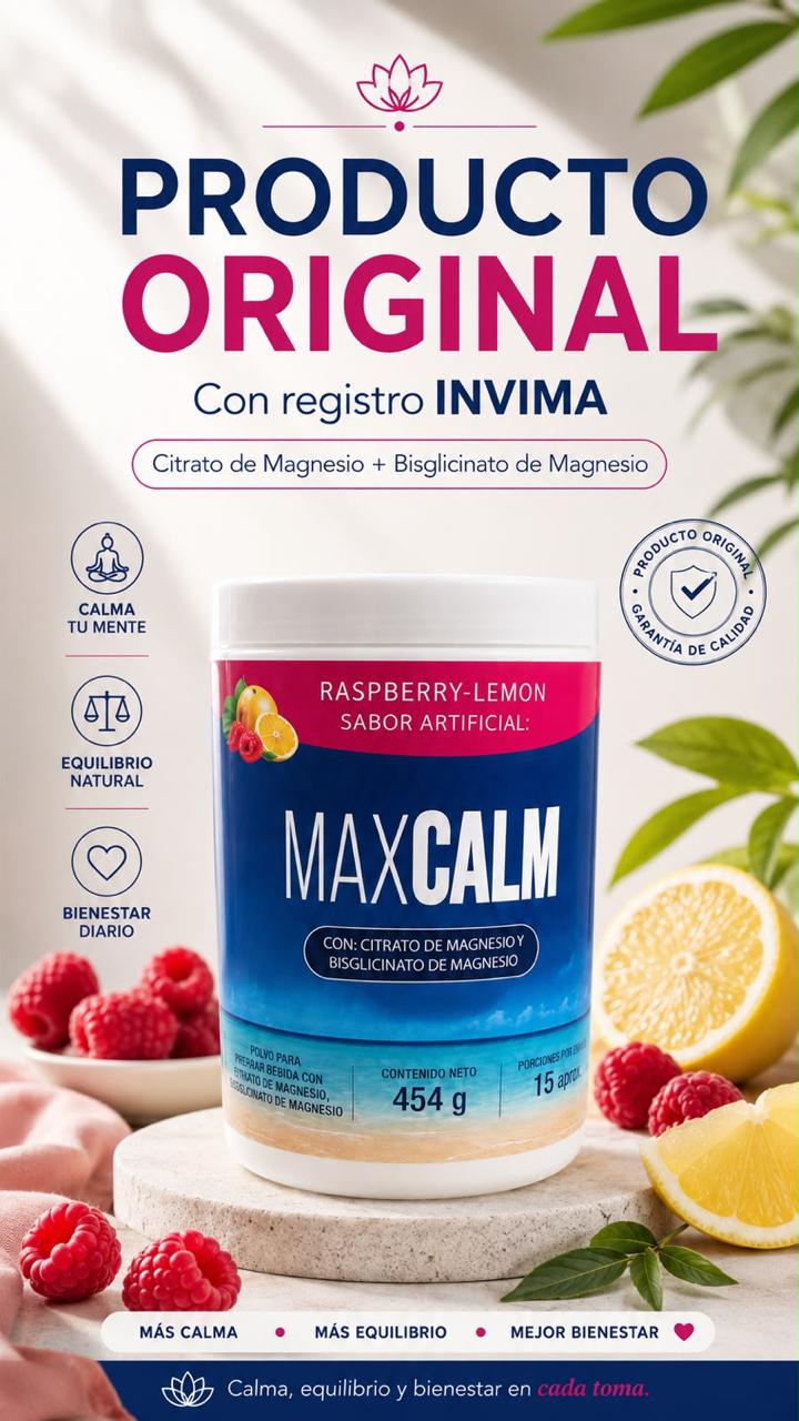 Max Calm 454g Orig Con Reg Invima